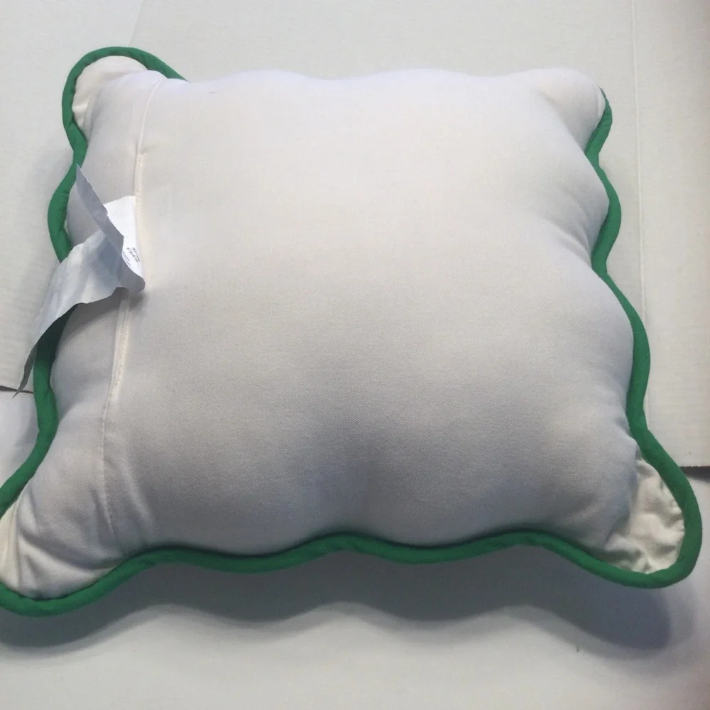 Threshold Festive Christmas Tree Throw Pillow with Green Trim NWT - Picture 8 of 10